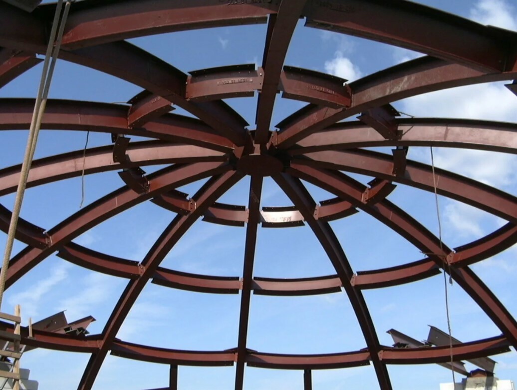 Сколько стоит железный купол. Сетчатый купол Чебышева. Сетчатый купол Шведлера. Сфероконический купол. Купольные конструкции из металла.