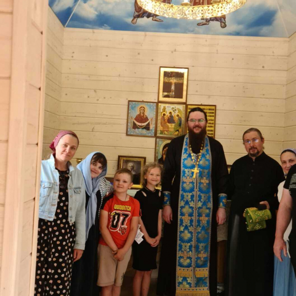 Прошел первый молебен 19.08.2024 Храм Всецарица
