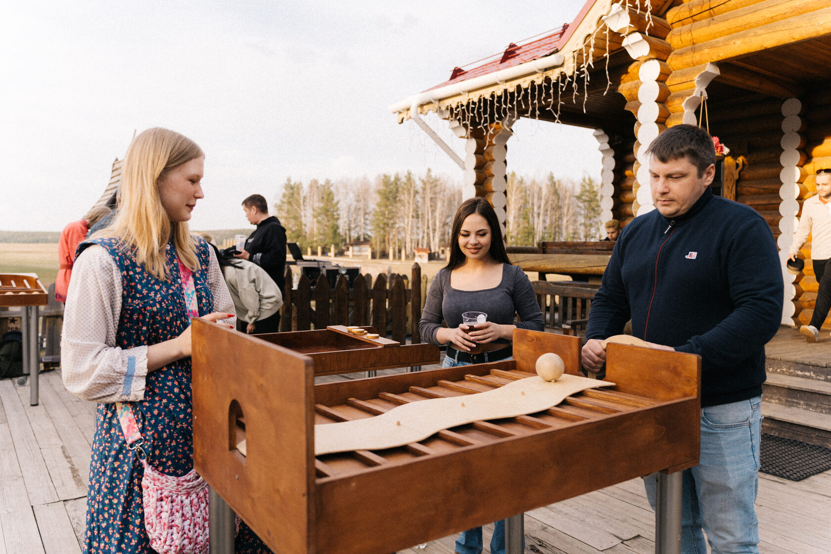 деревянные игровые конструкции
