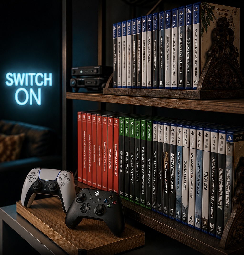 Игровая приставка PlayStation 5 с играми и геймпадом DualSense