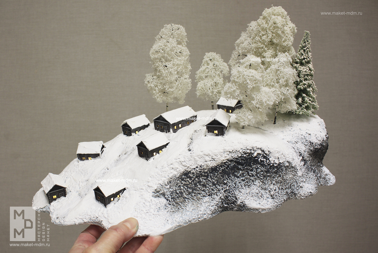 макет облачный полк ТЮЗ