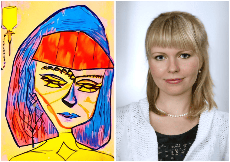 Картина "Инопланетянка"