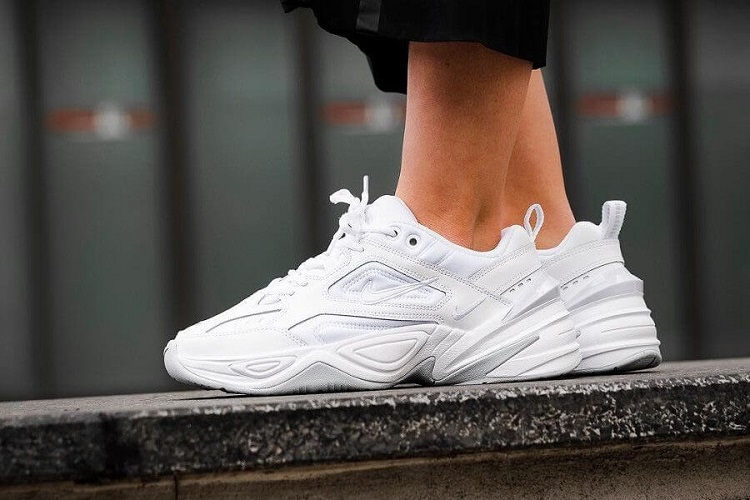 nike m2k tekno white and cream