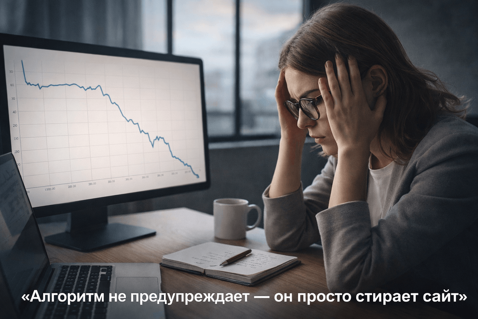 Как один алгоритмический удар стирает сайт из поиска полностью