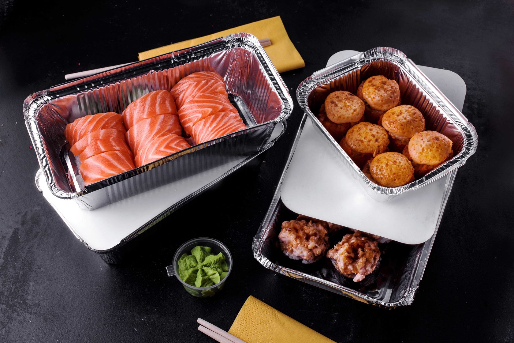 Упаковка для роллов и суши