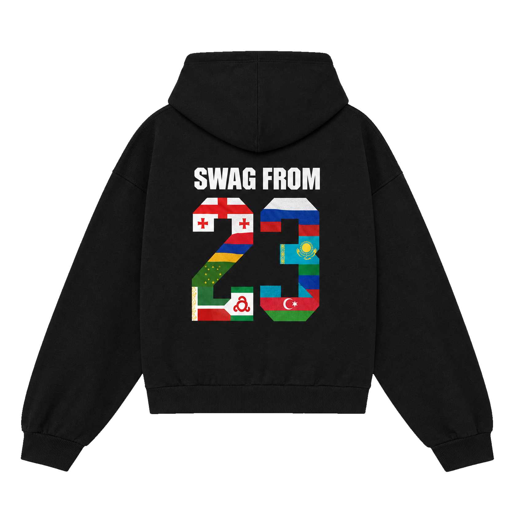 Худи SWAG FROM «23» — вид сзади