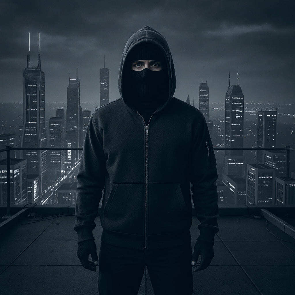 худи с двойным капюшоном и балаклавой