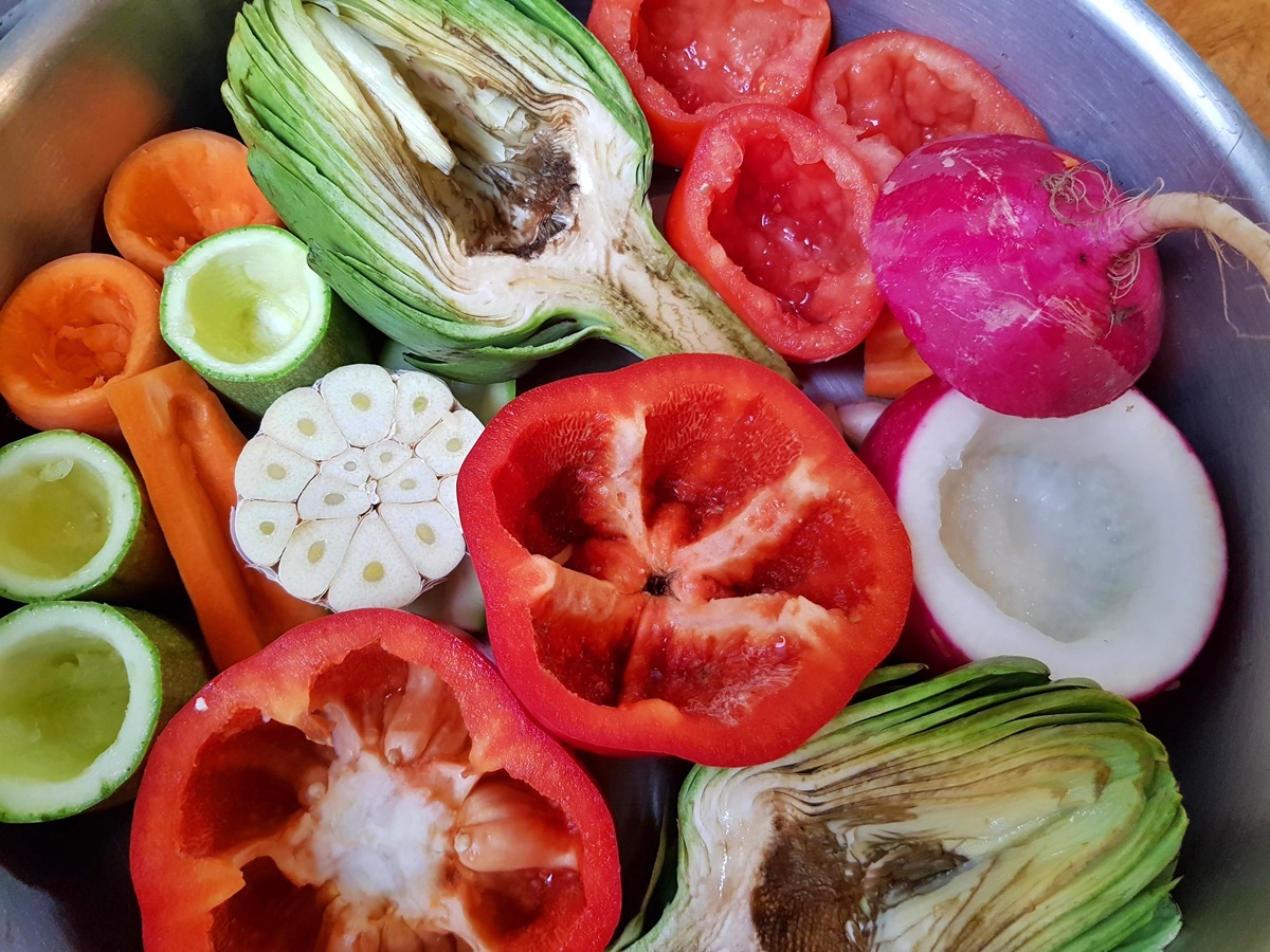 Фаршированные овощи в духовке. Пошаговый рецепт с фото.