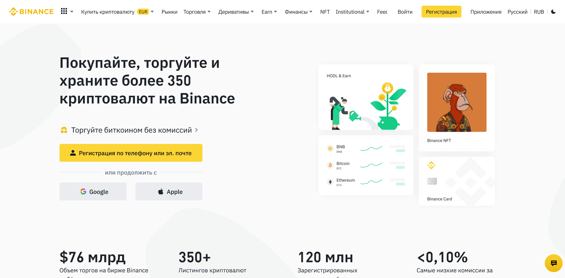  официальный сайт биржи Binance