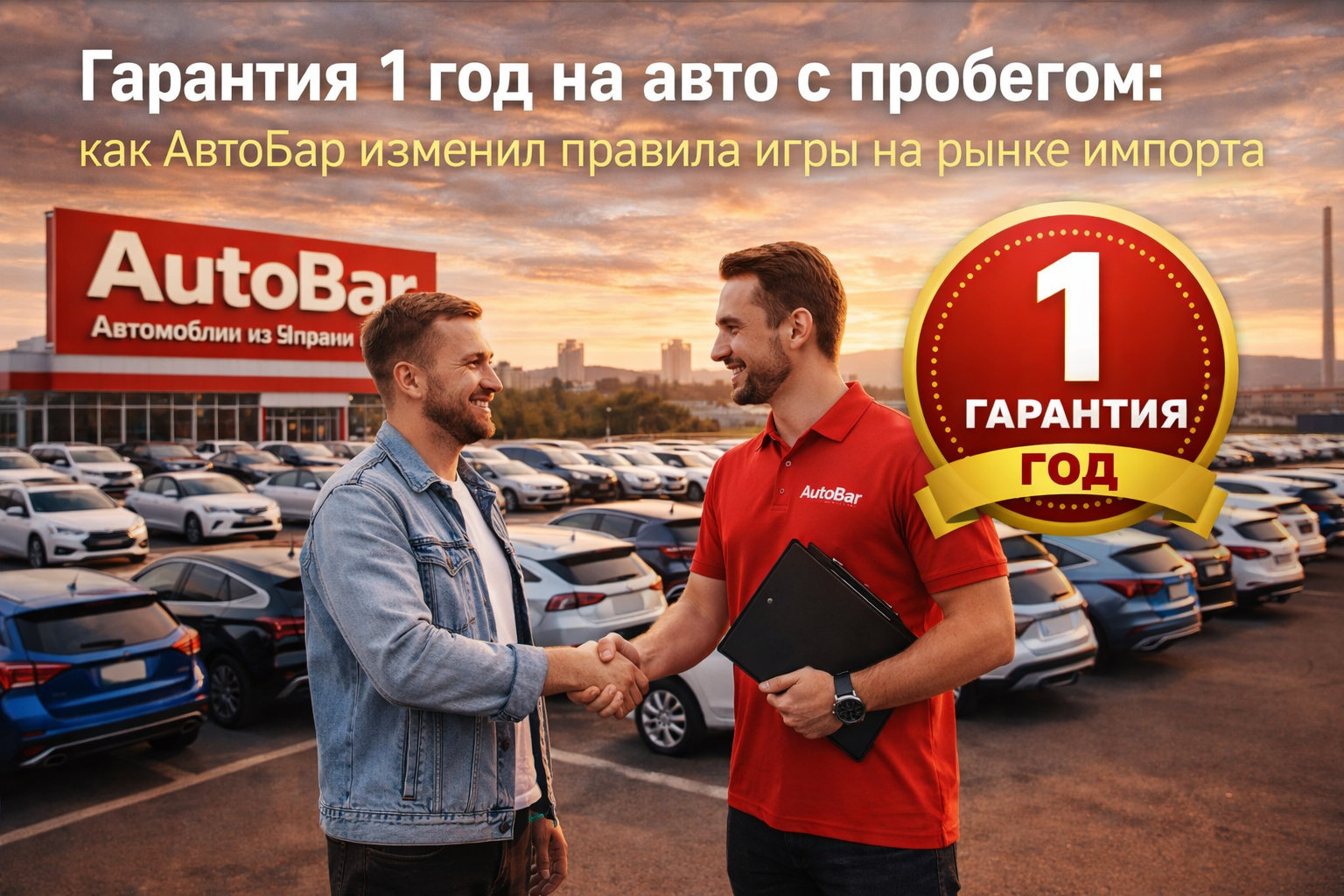Гарантия 1 год на авто с пробегом: как АвтоБар изменил правила игры на рынке импорта