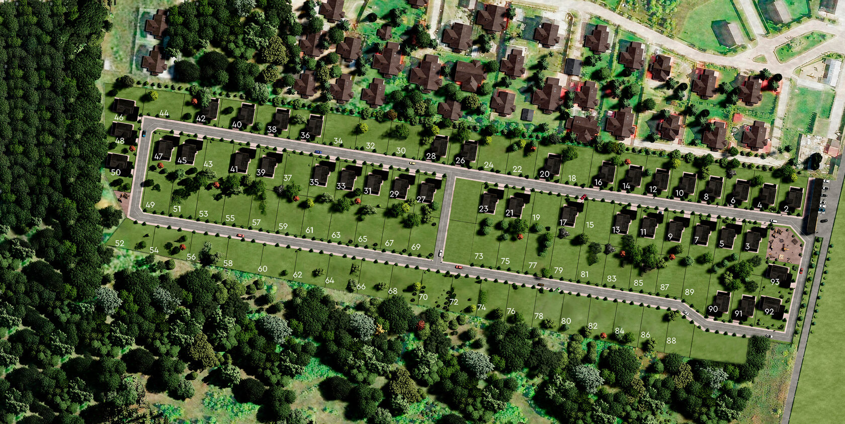 Ген. план коттеджного поселка Yard Village