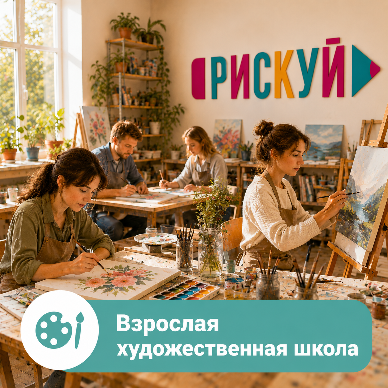 Взрослая художественная школа