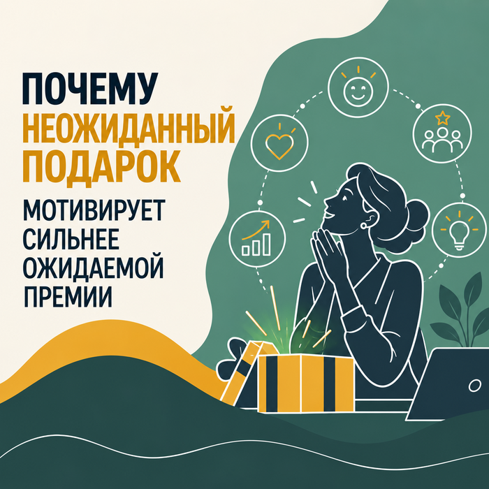 Почему неожиданный подарок мотивирует сильнее ожидаемой премии