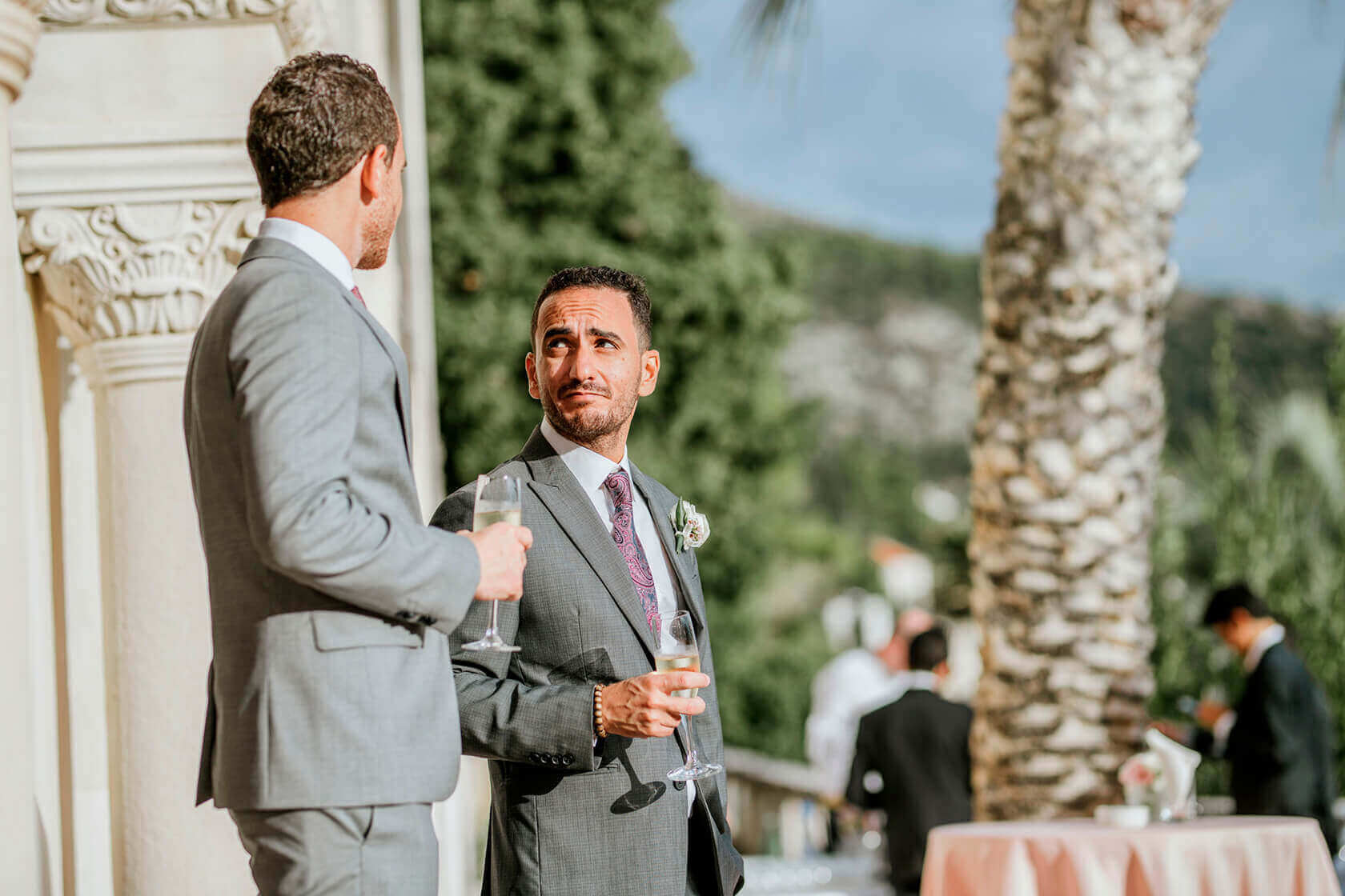 Свадьба на вилле в Хорватии на английском языке