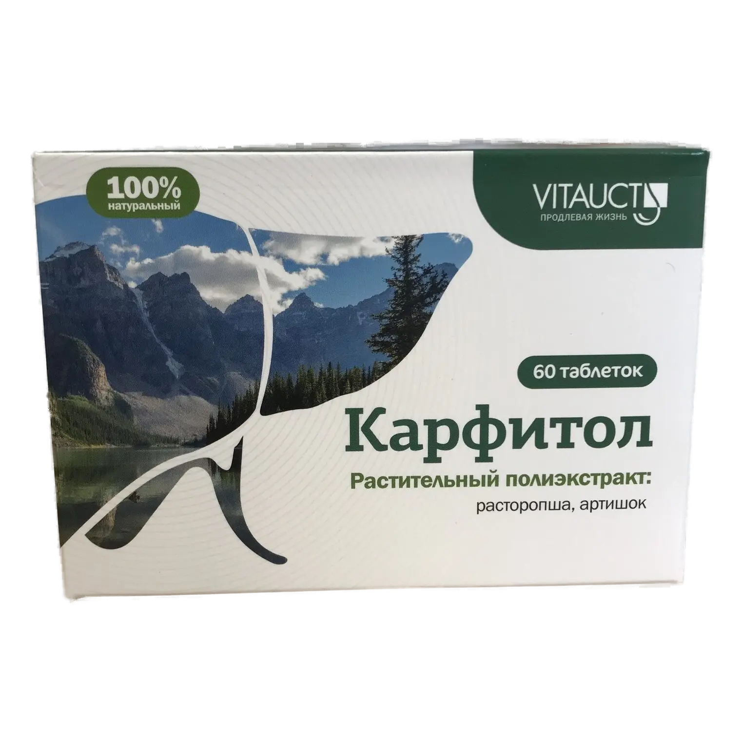 Карфитол, таблетки, 60 таблеток по 0,650 г в блистерах по 15 шт