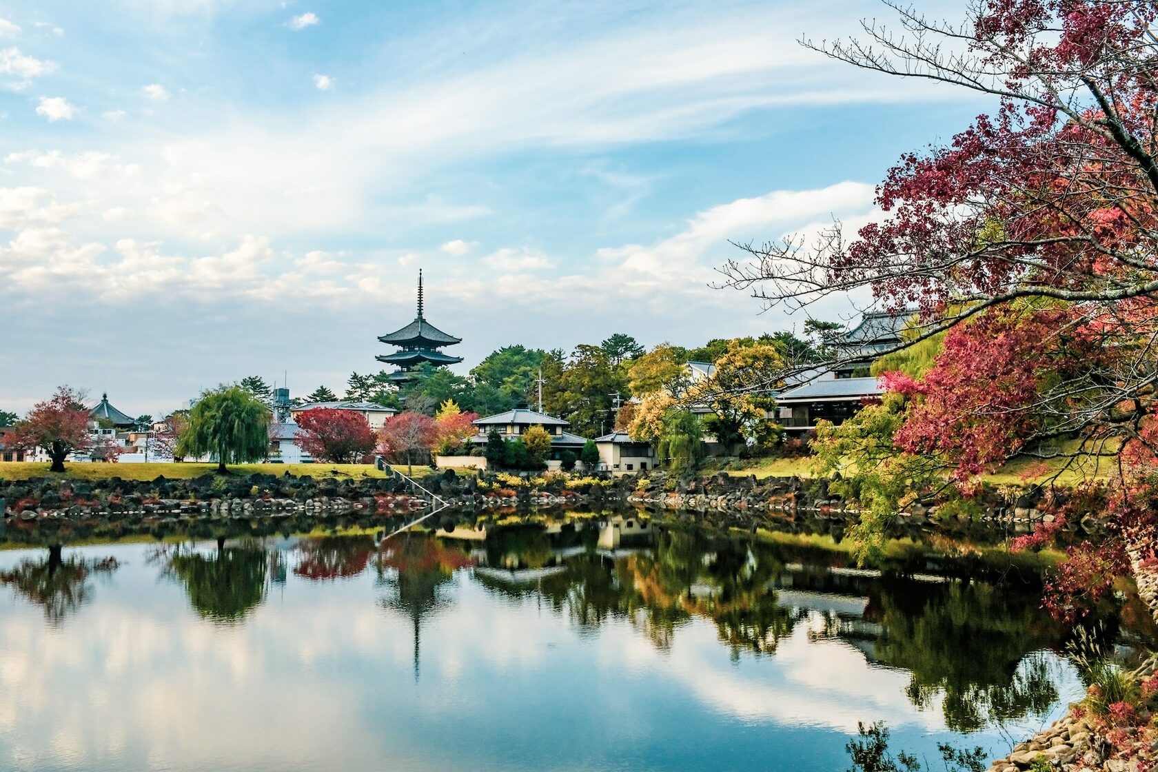 Поездка в японию 2024. Нара древняя столица Японии. Панорама Японии Нара. Столица Японии 2023. Ород Нара (остров Хонсю, Префектура Нара).