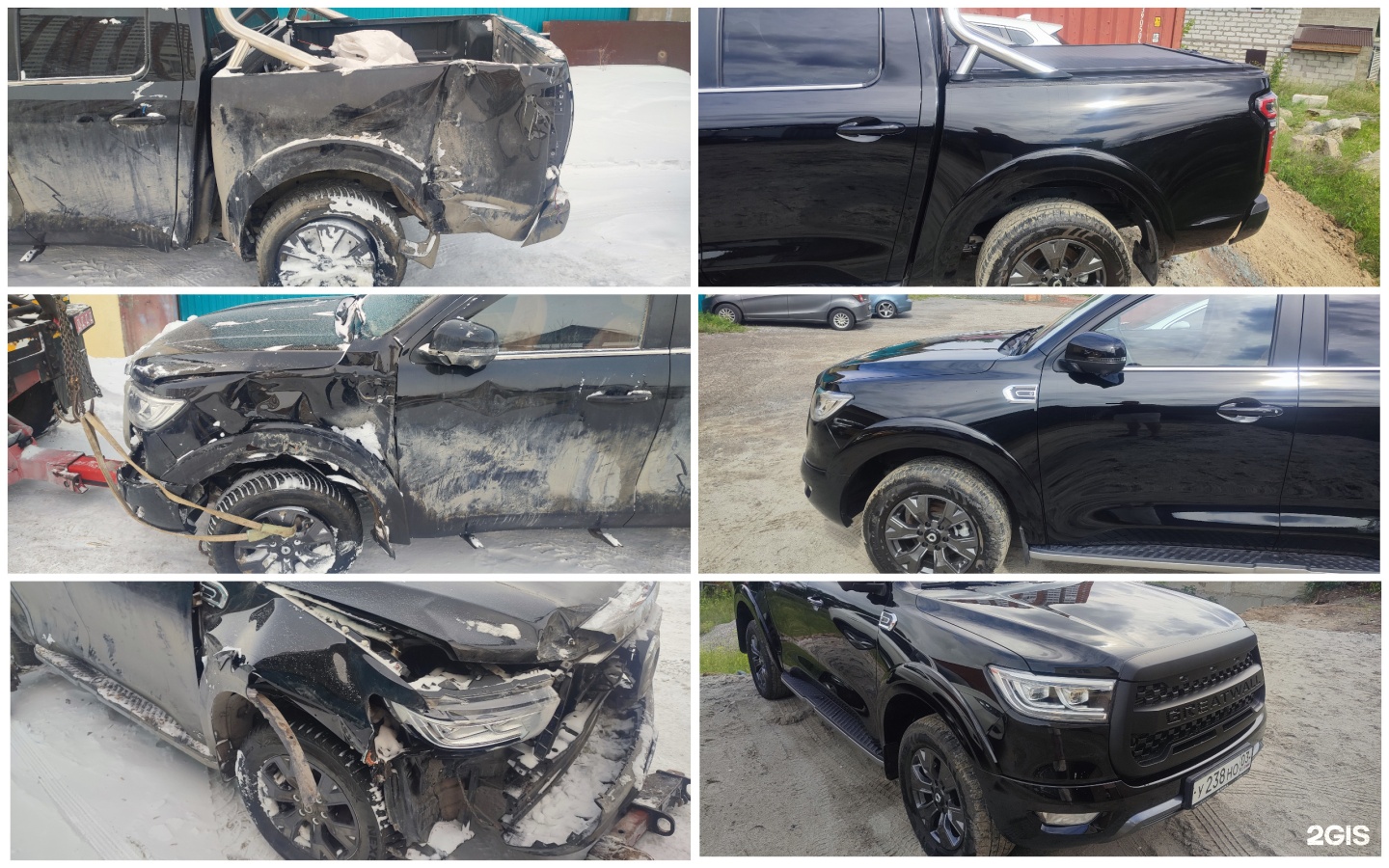 Ford Ranger: восстановление после ДТП, фото до и после