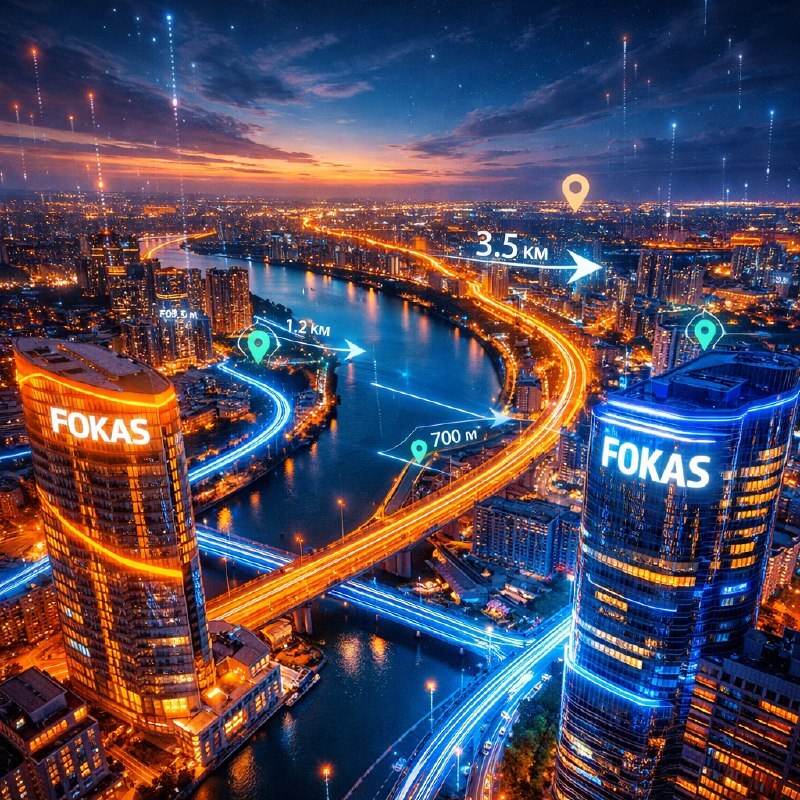 команда FOKAS работает с голографической картой Яндекс-Карты Навигатор