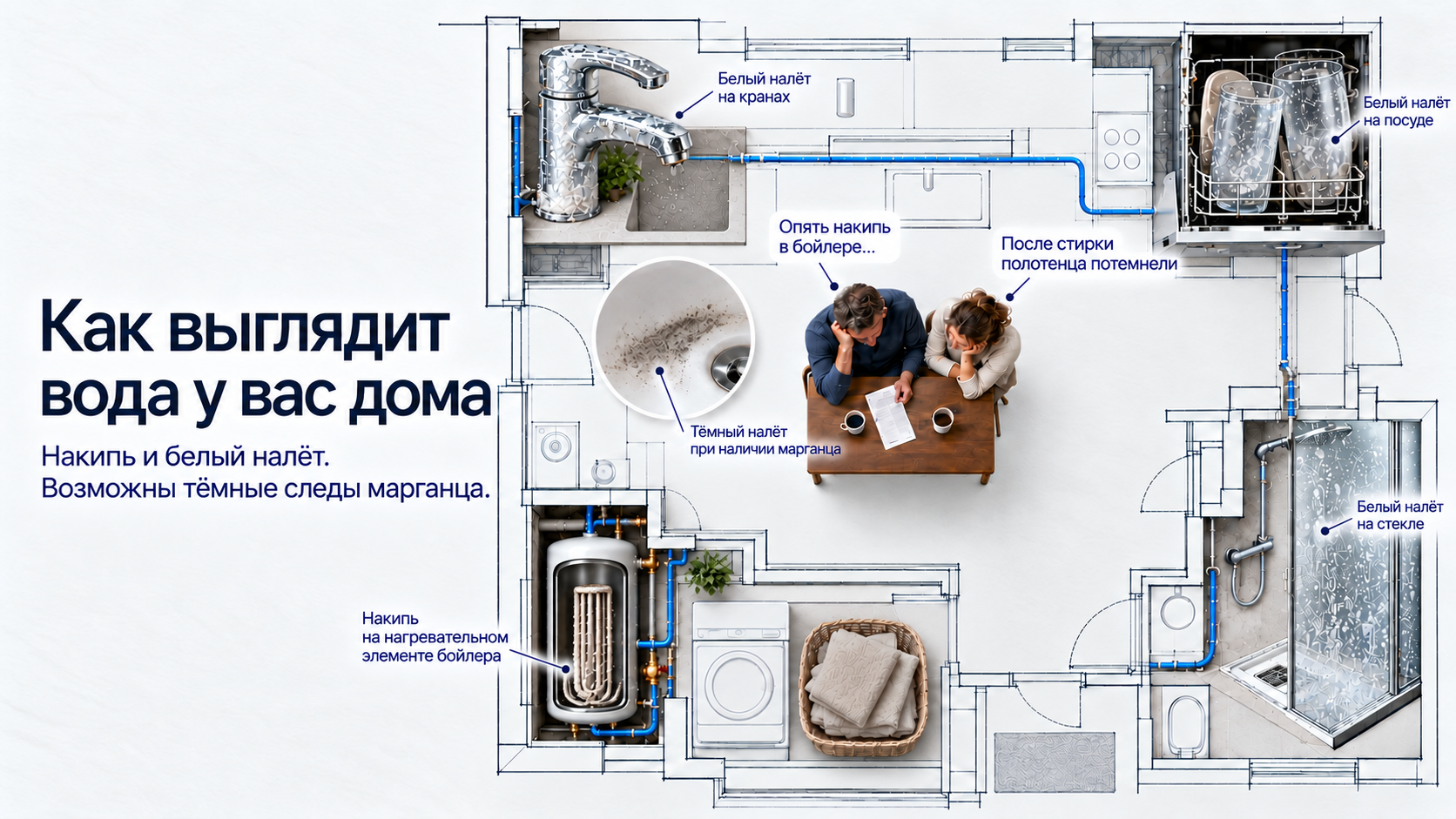 Бытовые признаки качества воды — Копанской