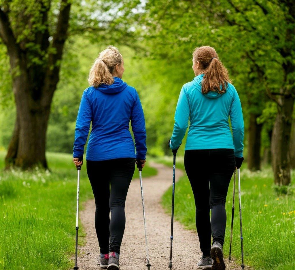 Скандинавская ходьба очно в программе «Московское долголетие»