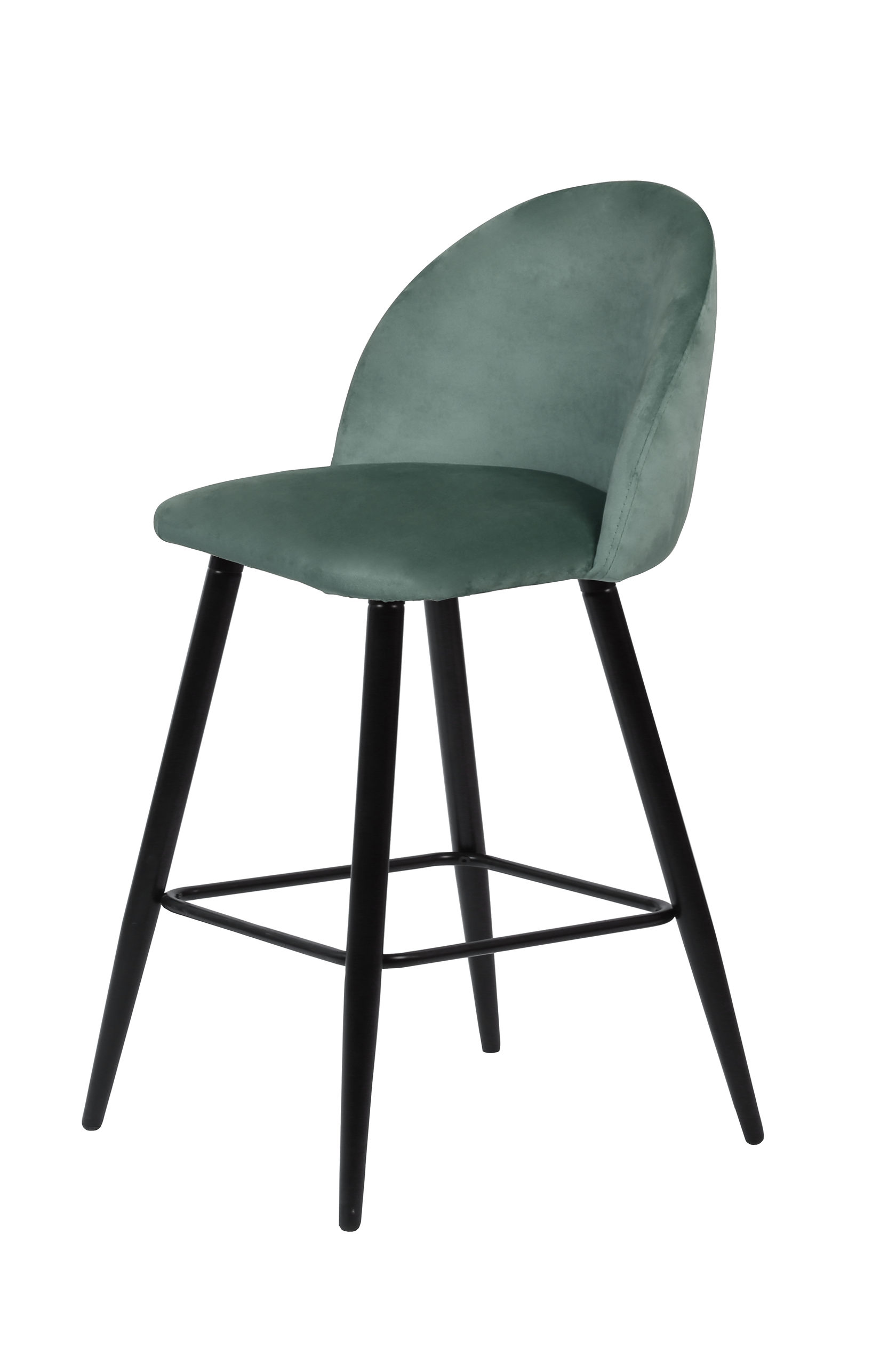 Барный стул Malibu пудровый мятный, велюр g108-28