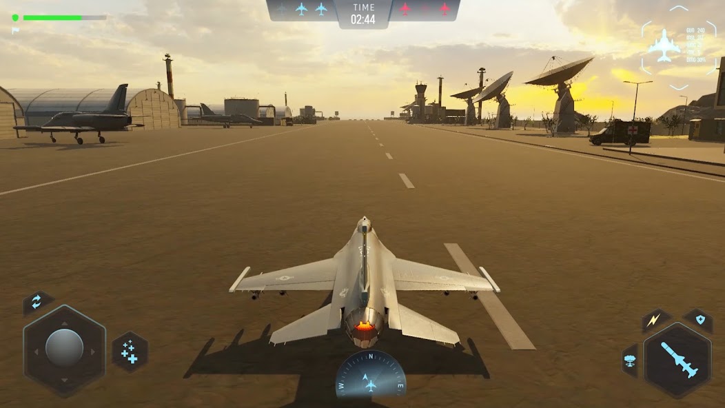 Sky Warriors игра про современные истребители на телефон