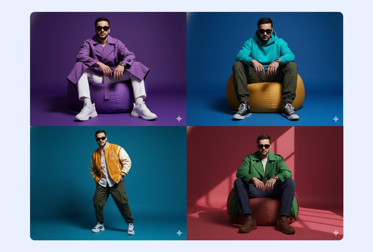 Фотосессия в стиле Adidas через Nano Banana