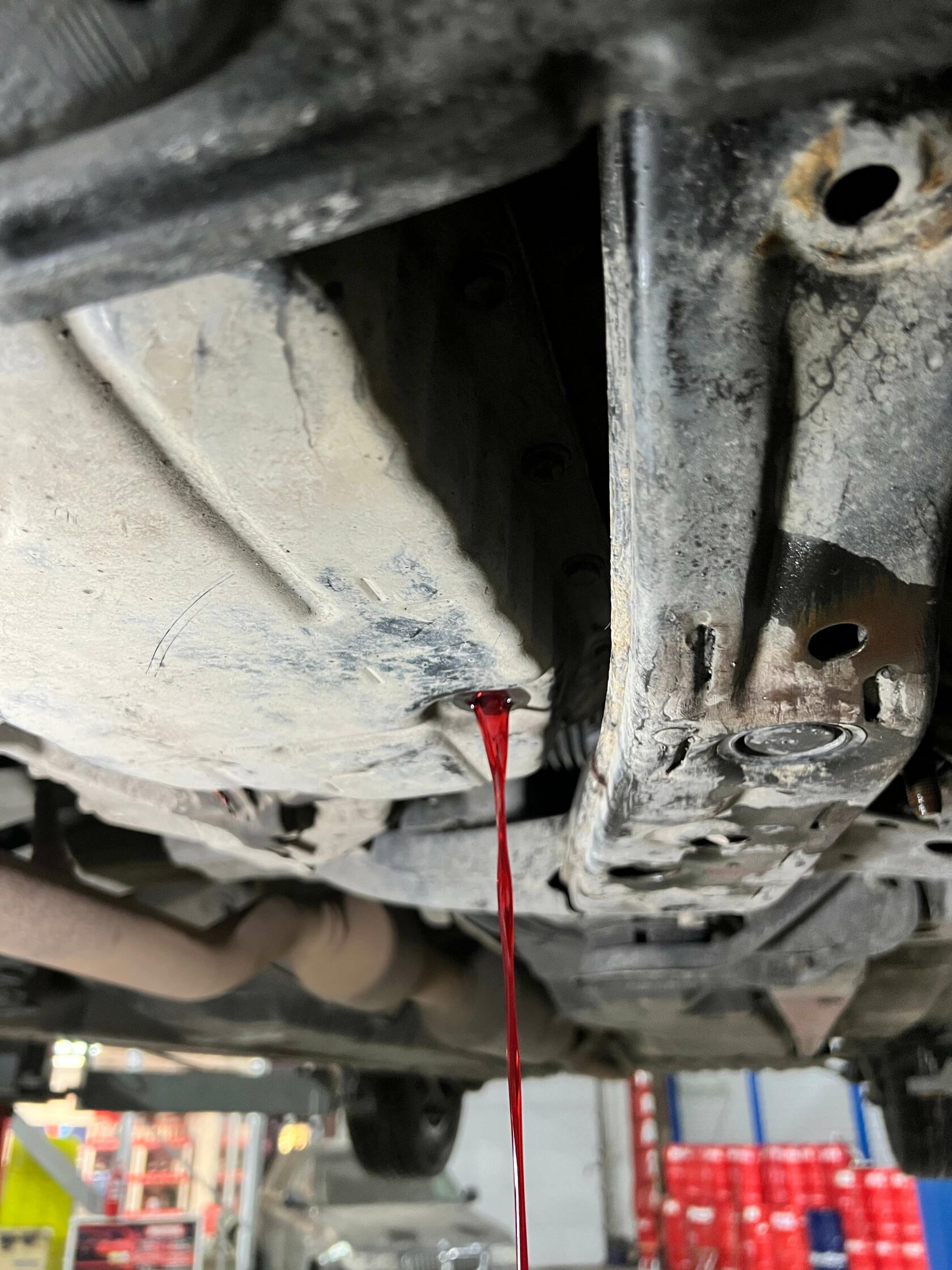 Выставление уровня масла