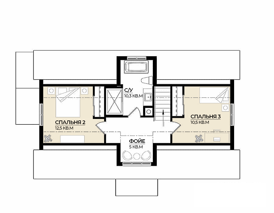 Планировка второго этажа