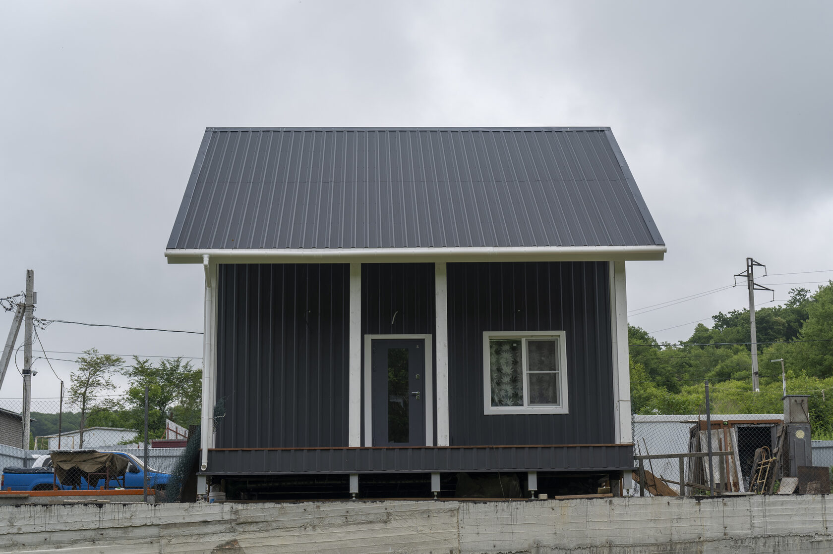 Каркасный дом 6.5×7.5 м, 2 этажа