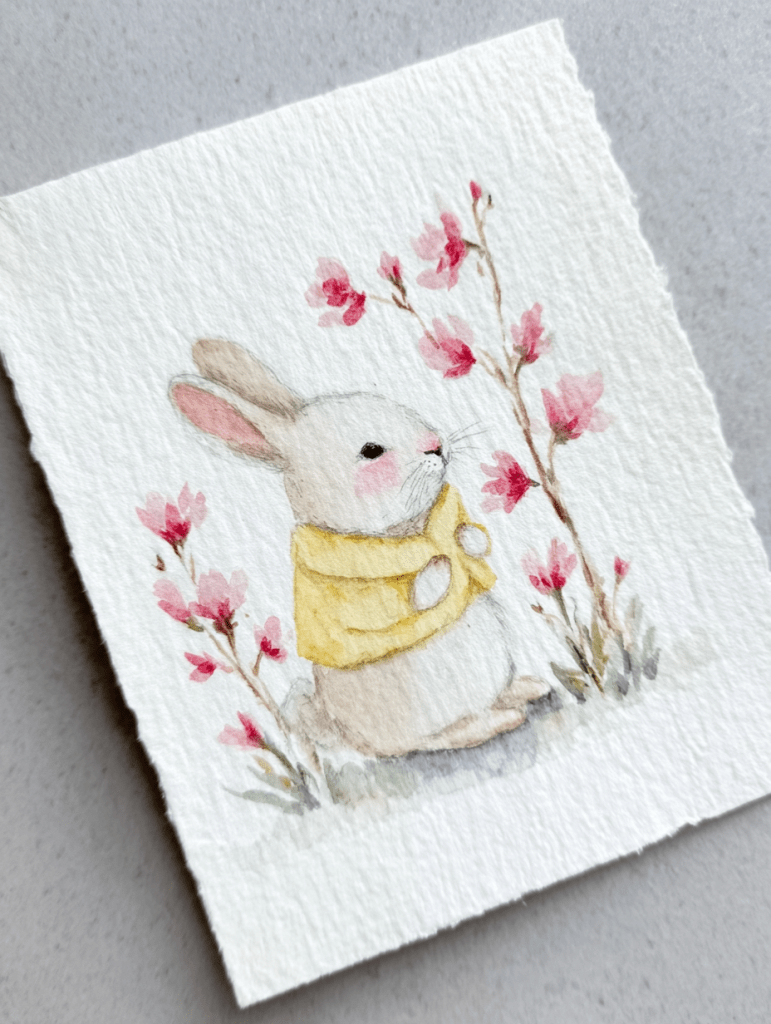 10 простых идей для весенней акварельной живописи для начинающих 25