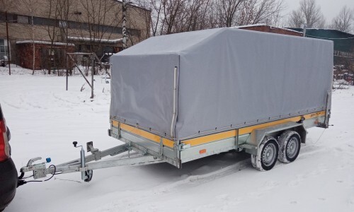 Прицеп для перевозки снегохода квадроцикла купить по лучшей цене в Москве с  доставкой | Легковой коммерческий прицеп Вектор ЛАВ 81013E 4.0