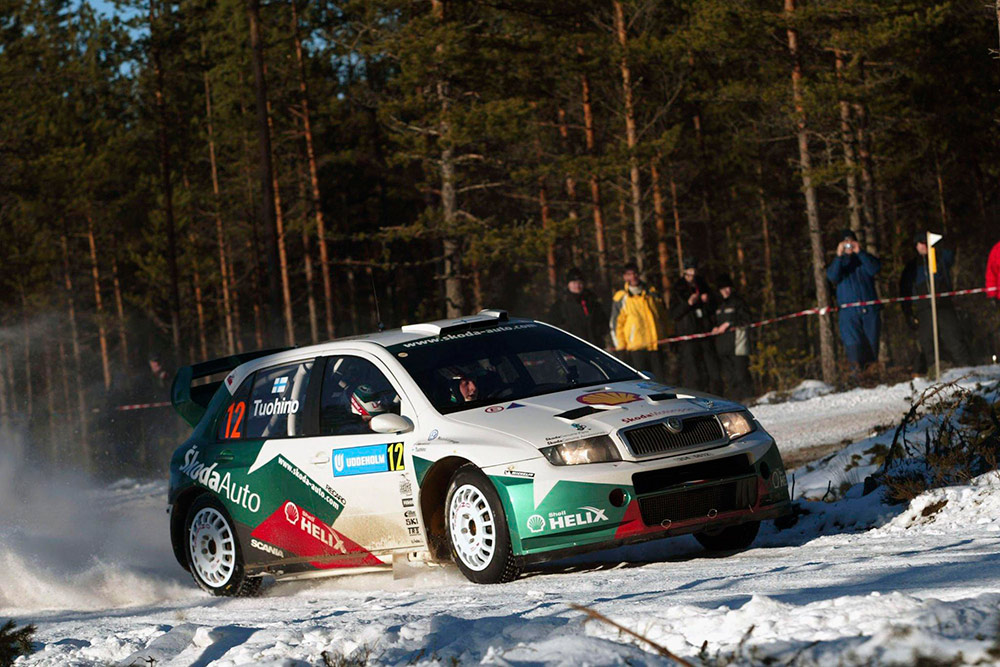 Янне Туохино и Микко Марккула, Škoda Fabia WRC (3S4 5612), ралли Швеция 2005