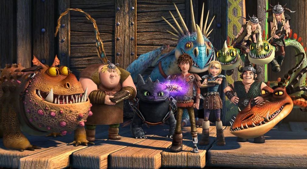 Кадр из сериала «Драконы: Гонка на грани» / «Гонки по краю» 