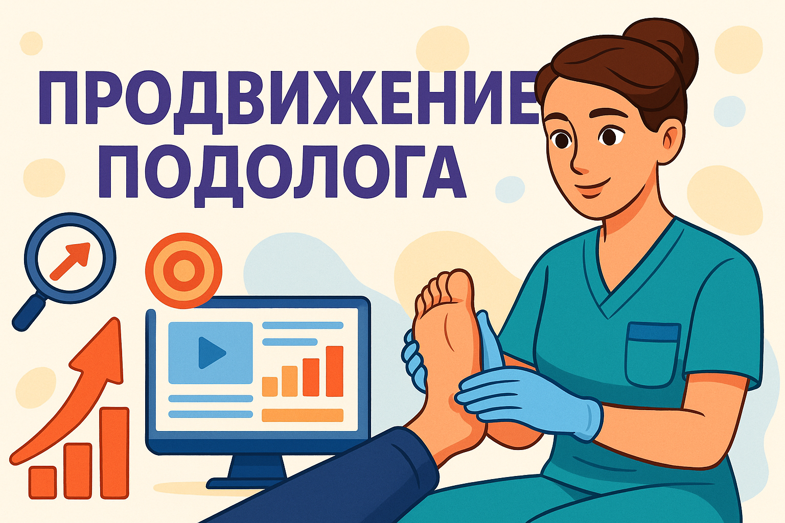 Продвижение и реклама центра подологии
