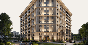 Apart-hotel VIDI on Sinopskaya embankment of Saint Petersburg