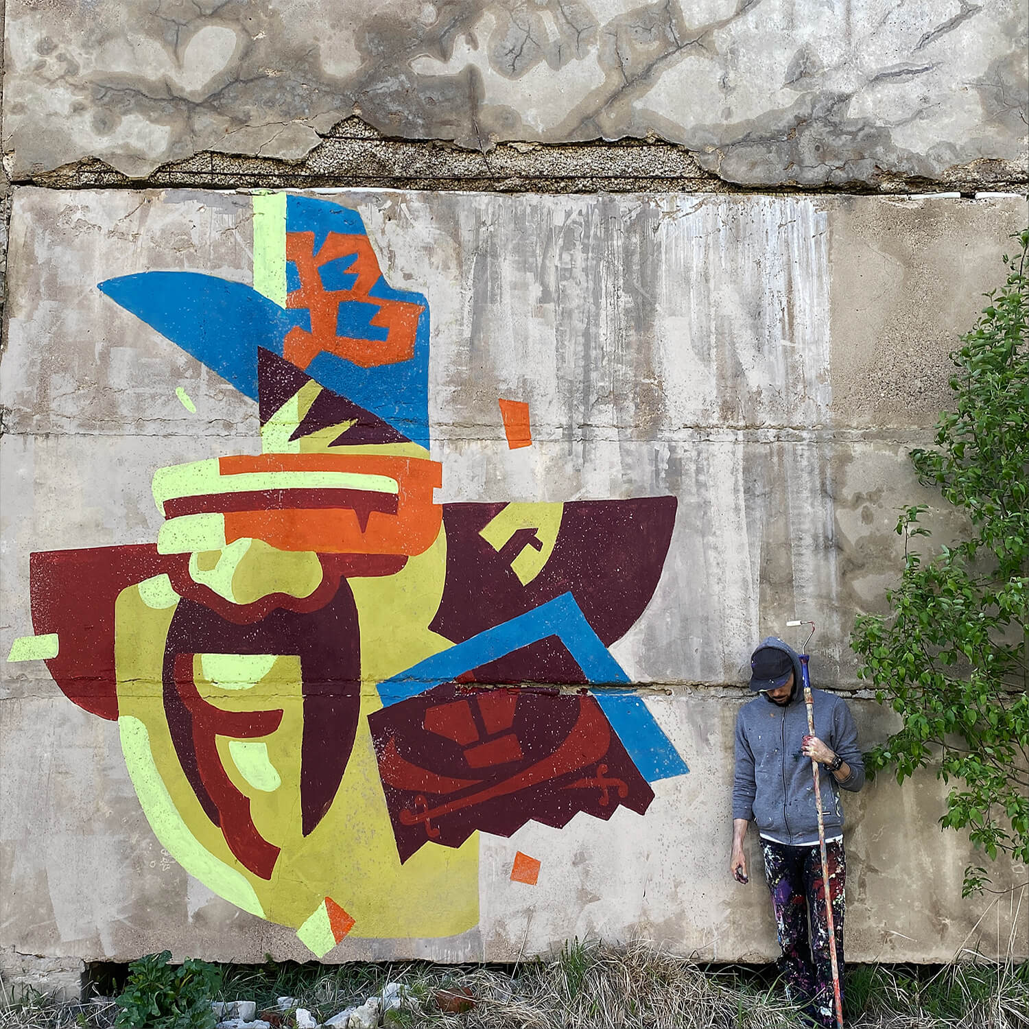 Несанкционированные росписи в Ленинградской области. Автор Алексей Бархан.