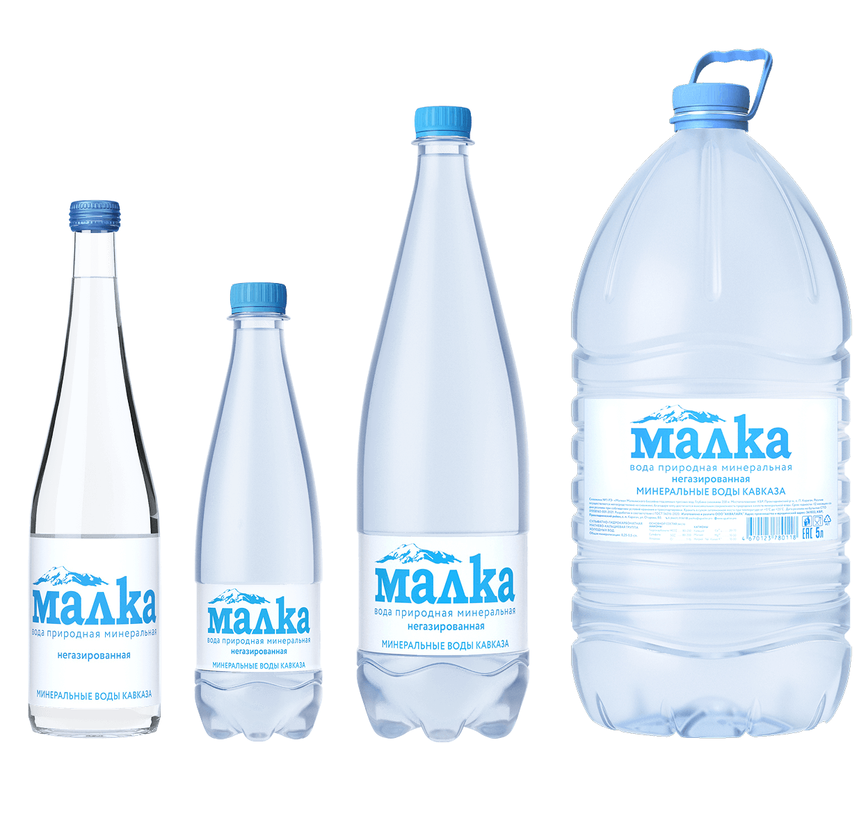 Минеральная Вода «Малка» негазированная