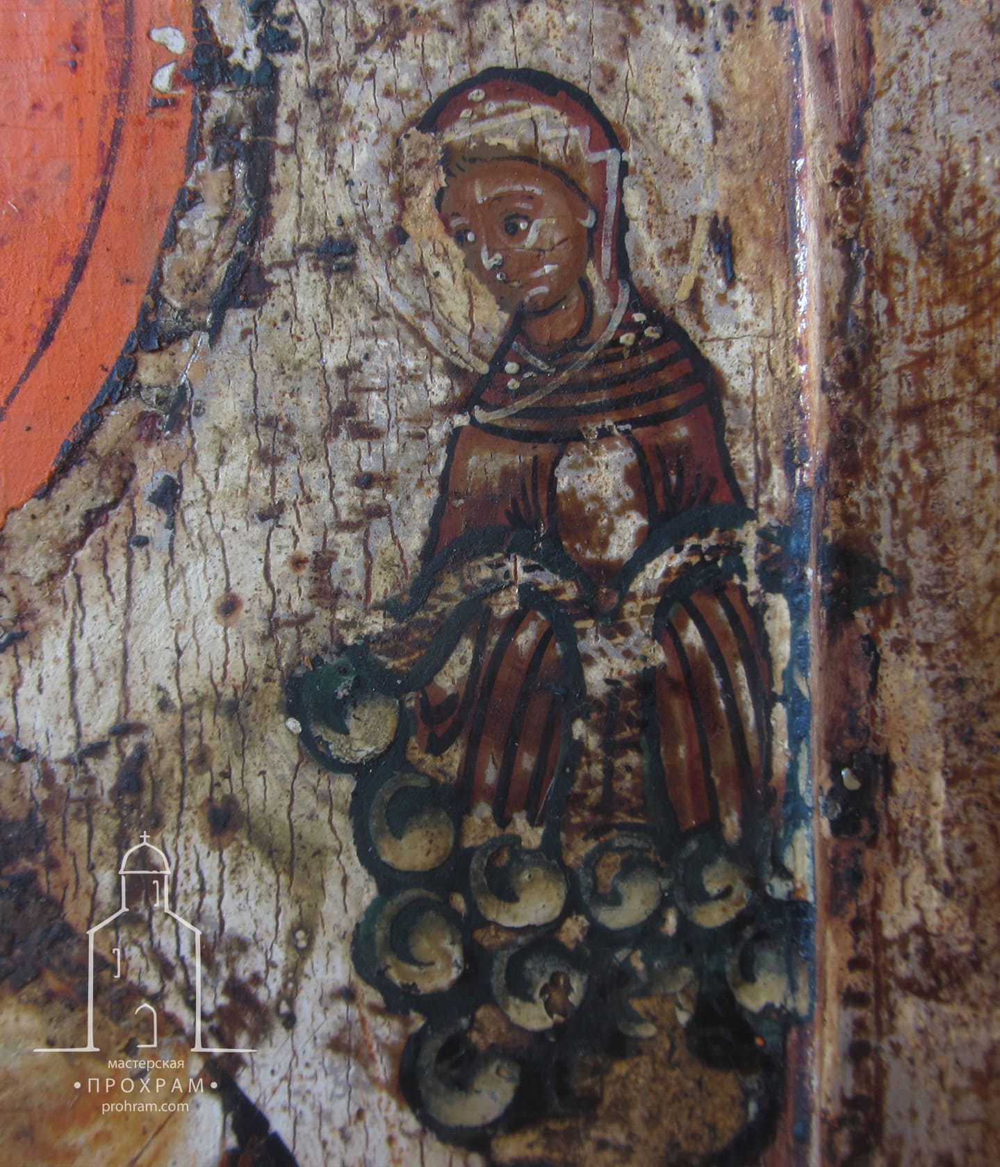 Реставрация, Св. Николай, реставрация икон, реставрация икон этапы, реставрация иконы фото до и после