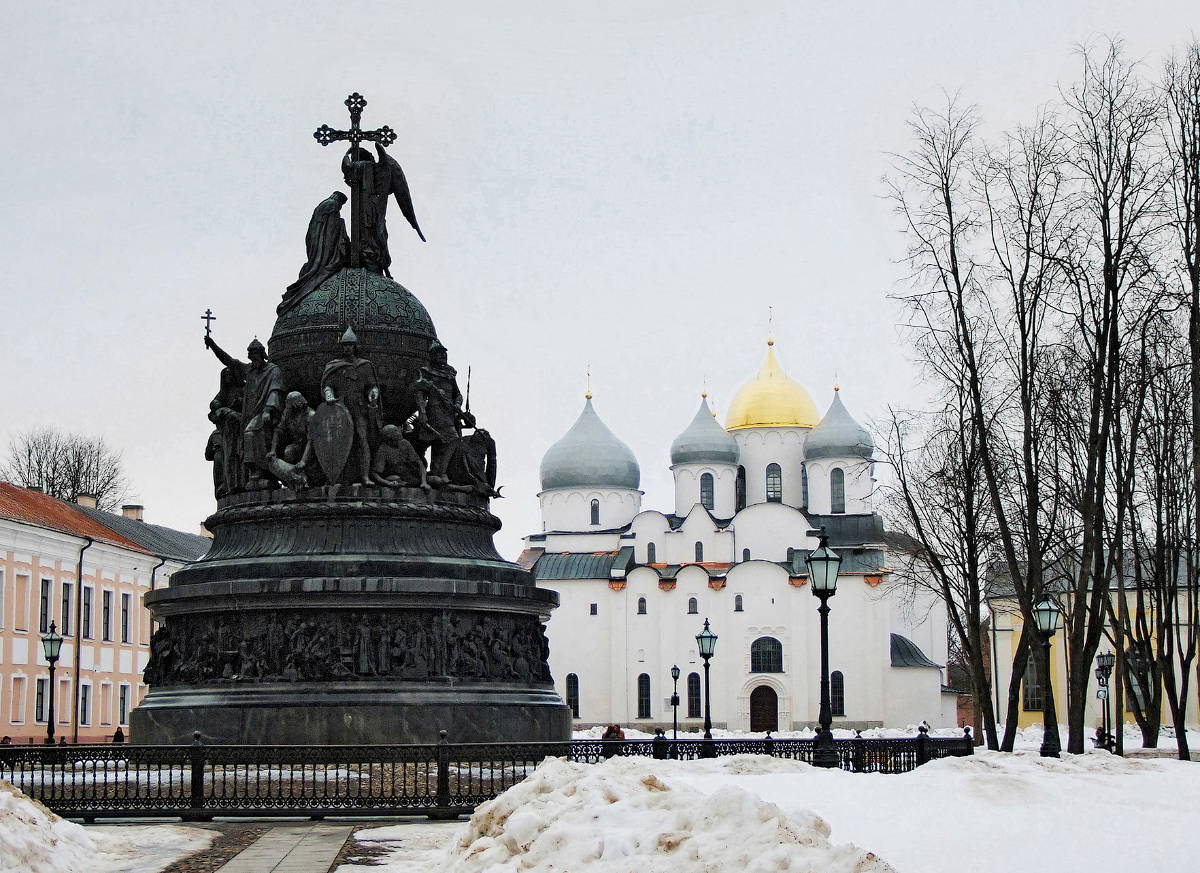 Великий Новгород Кремль зима