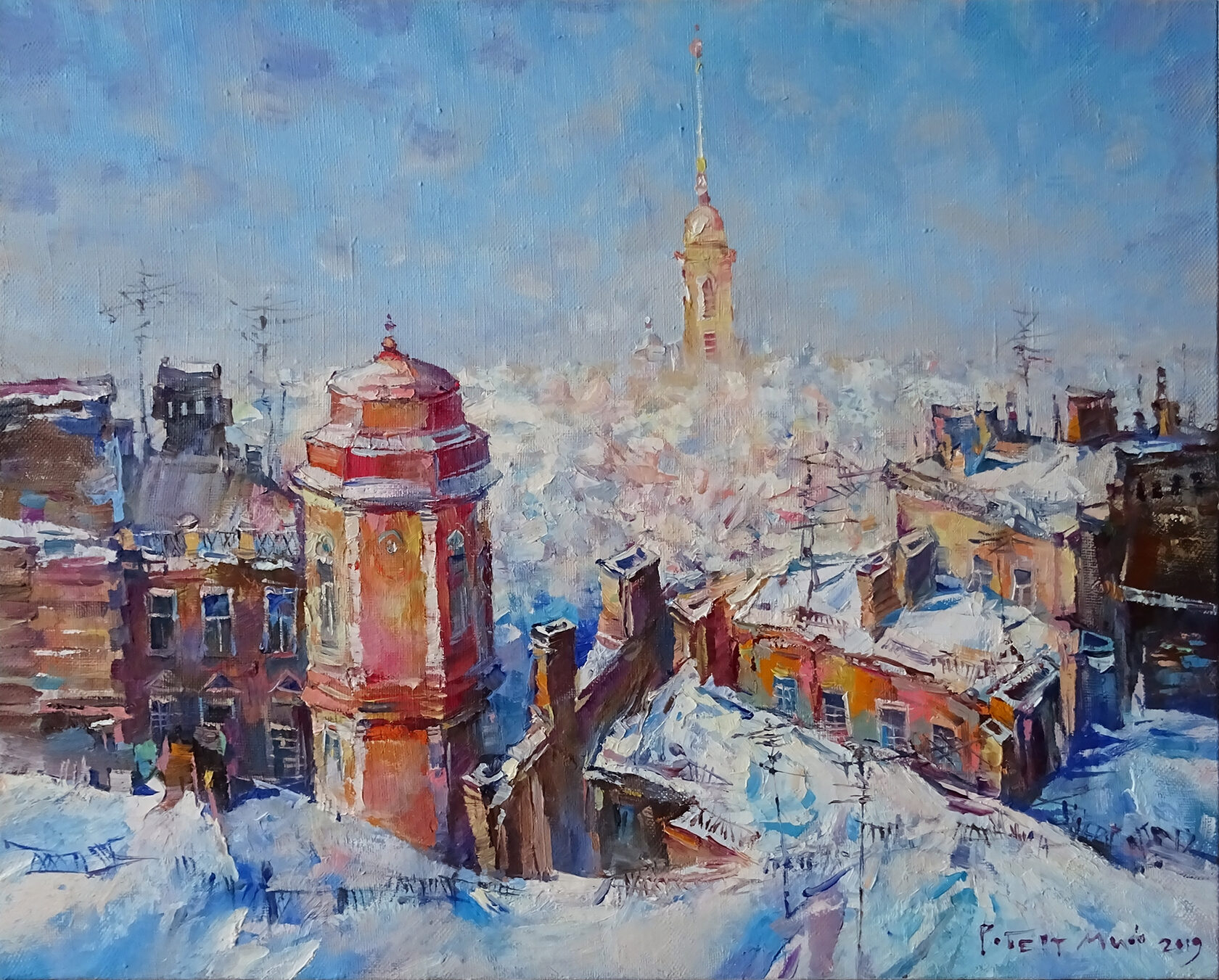 Картина «Весенний Петербург» - Миф Роберт