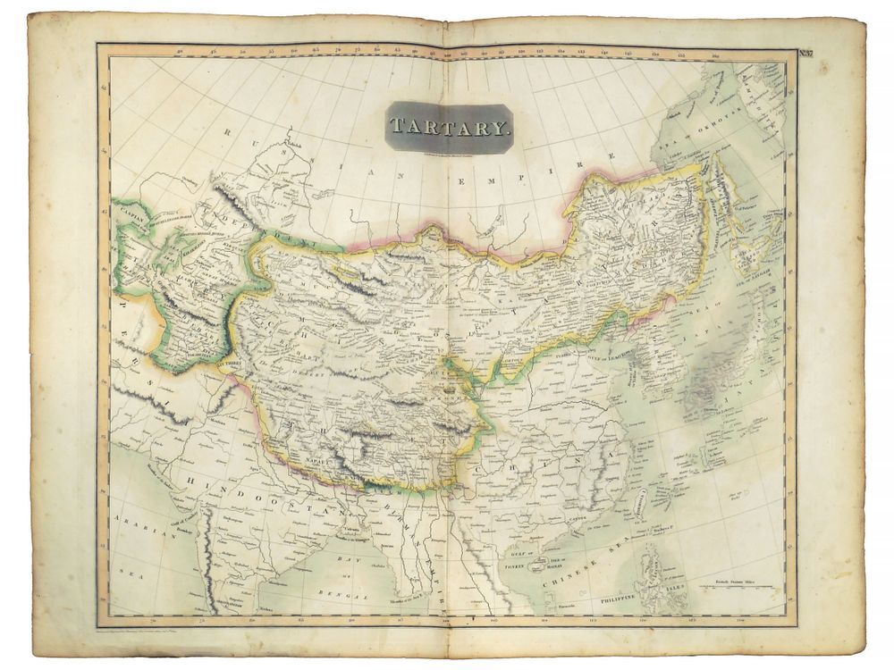 Карта Томсона: «Карта Тартарии Джона Томсона, 1814 год, из атласа 1817 года».