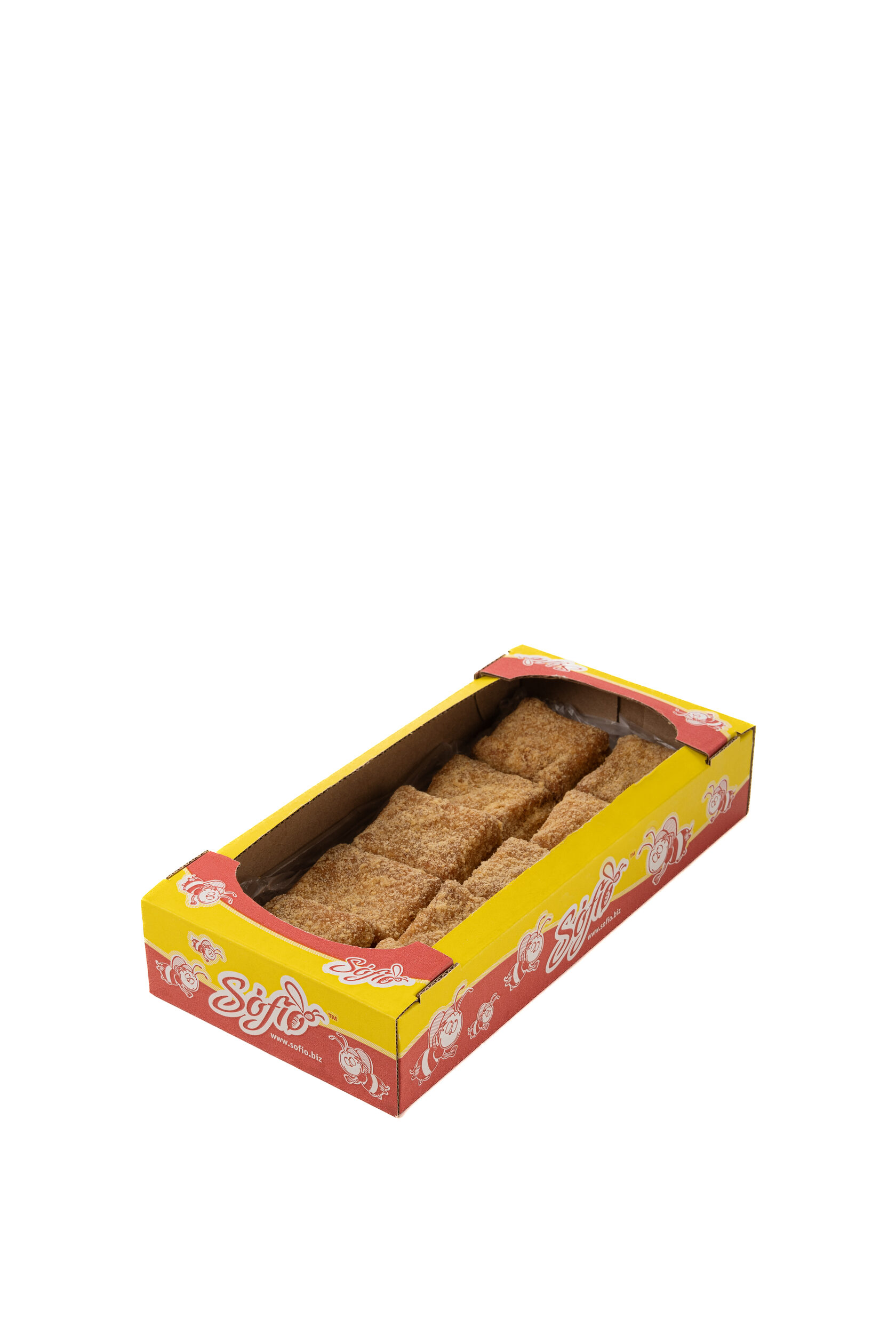 Слойка бонапартик в ящике