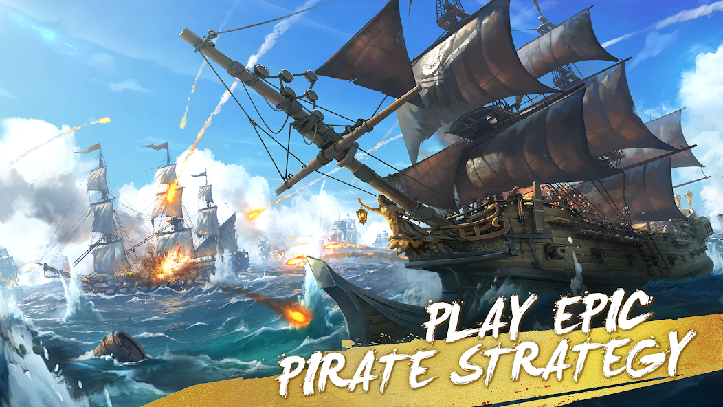 Sea of Conquest пиратская стратегия про корабли на телефон