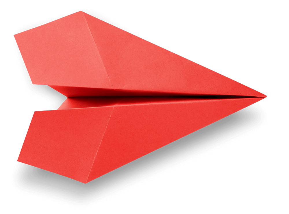 Бумажный самолётик-оригами