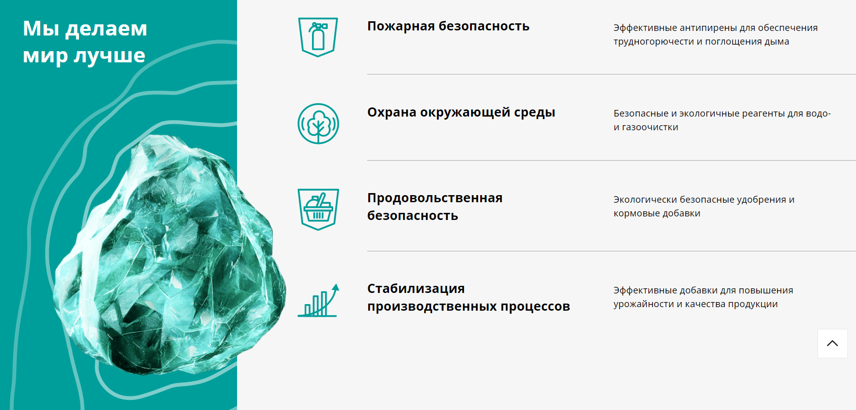 Ценности промышленной компании Brucite+