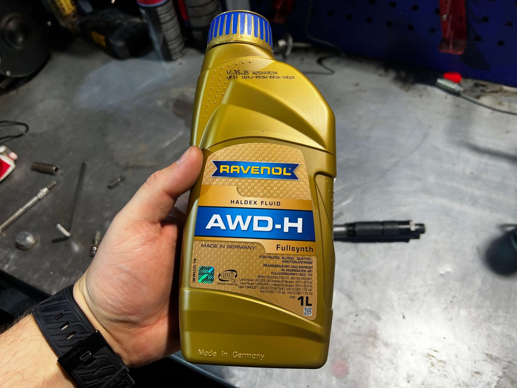 Для муфты Haldex используем Ravenol AWD-H