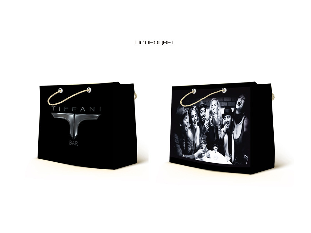 Дизайн упаковки для ночного клуба Tiffani Bar