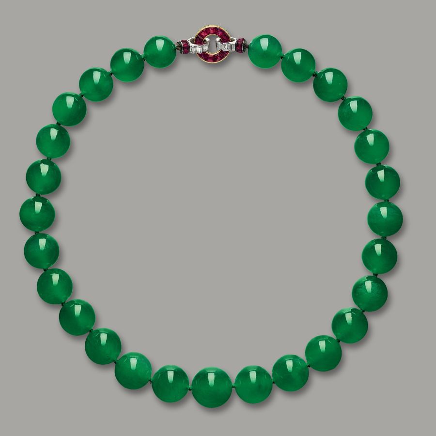 Ожерелье «Cartier Hutton-Mdivani Jadeite». Стоимость 27,4 млн.$
