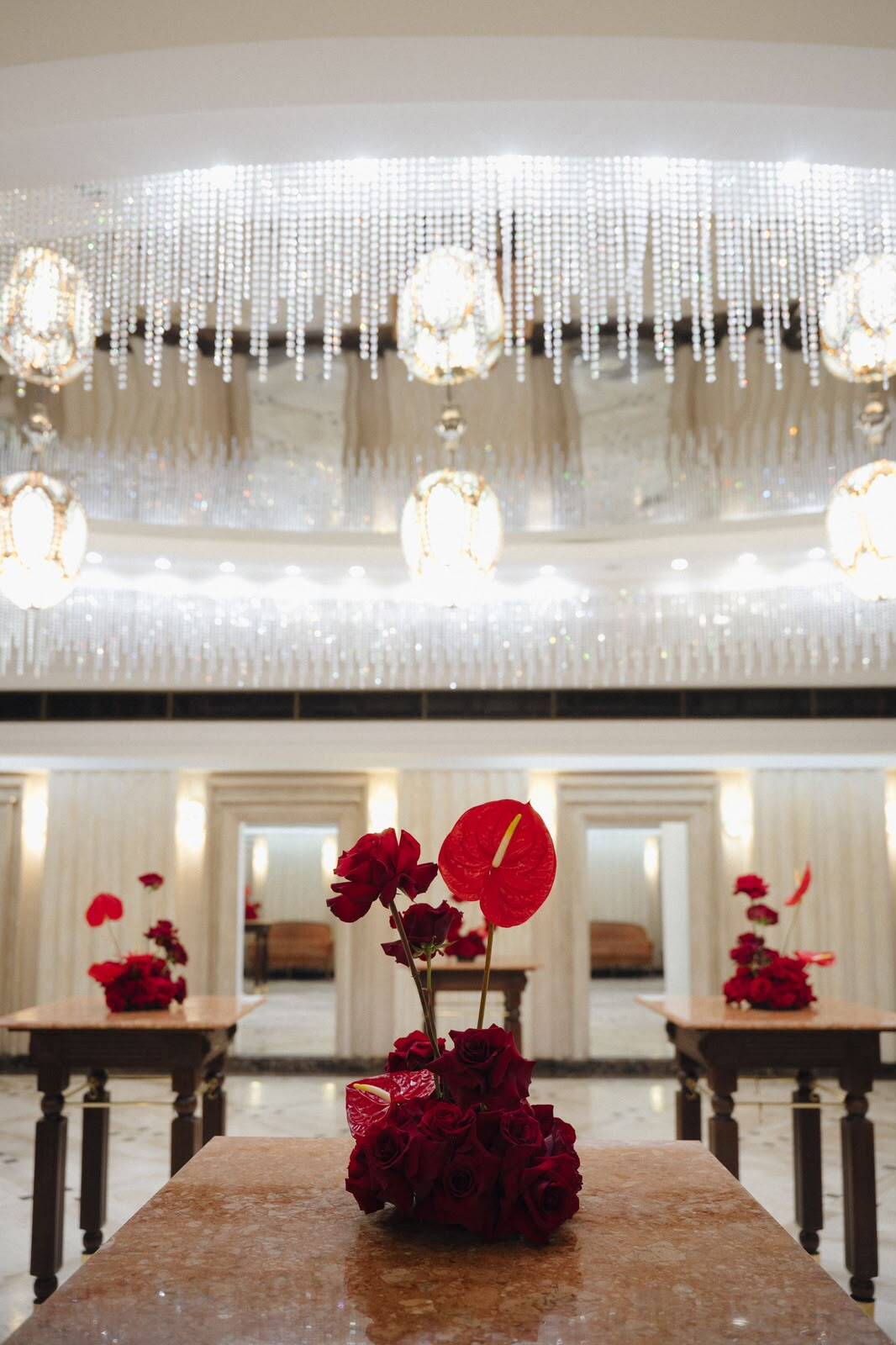 Floral design in the lounge